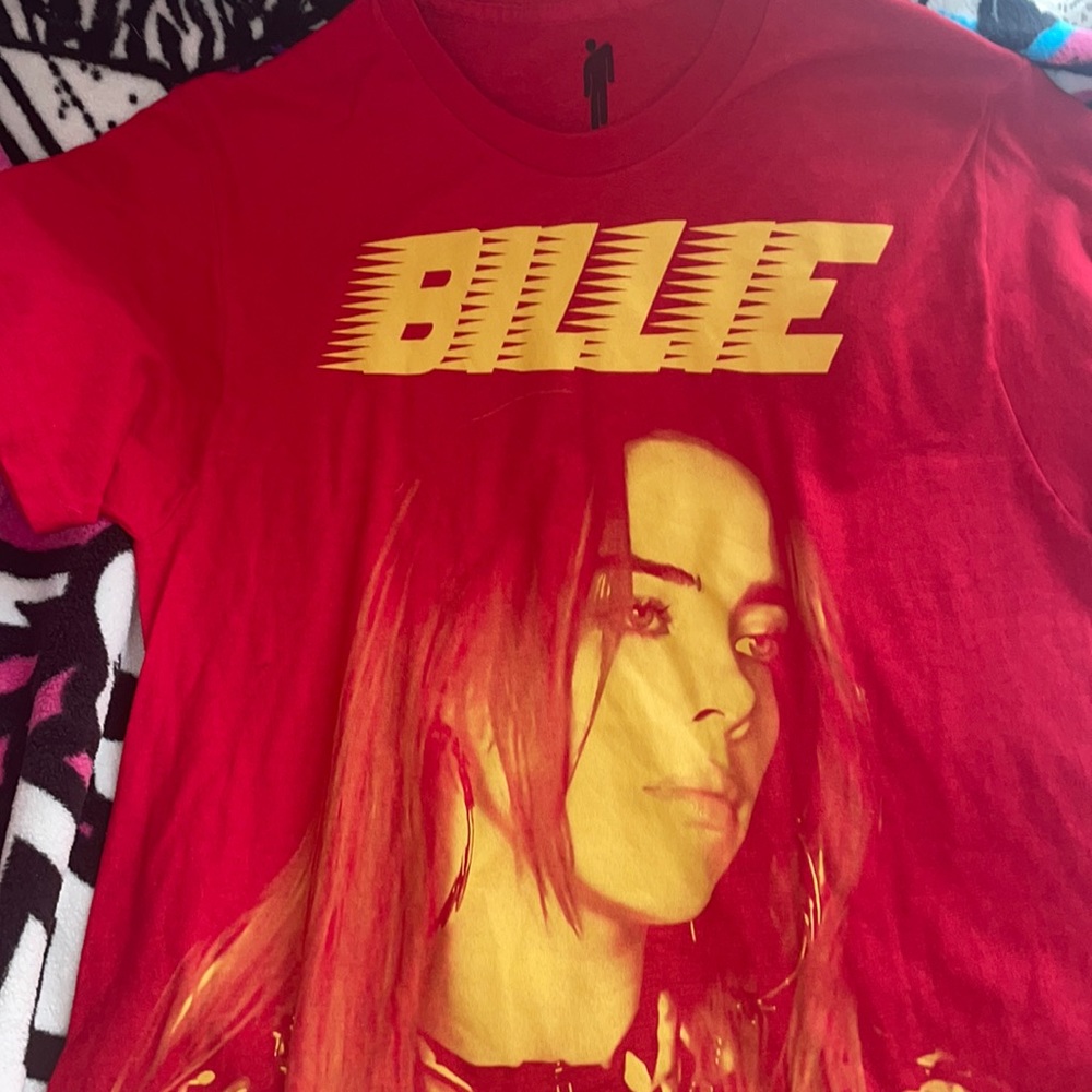 Billie Eilish Official 2019 Red Tee